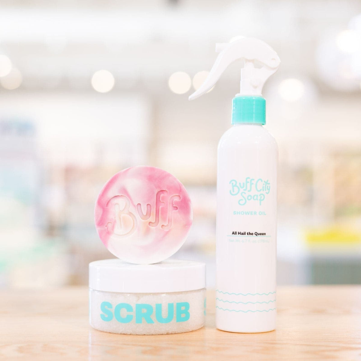 All Hail The Queen Shave Collection with Shower Oil Buff City Soap