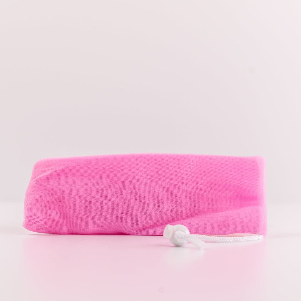 Pink soap sleeve