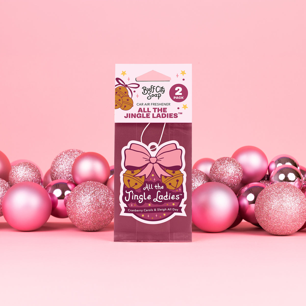 All The Jingle Ladies 2-Pack Car Air Freshener