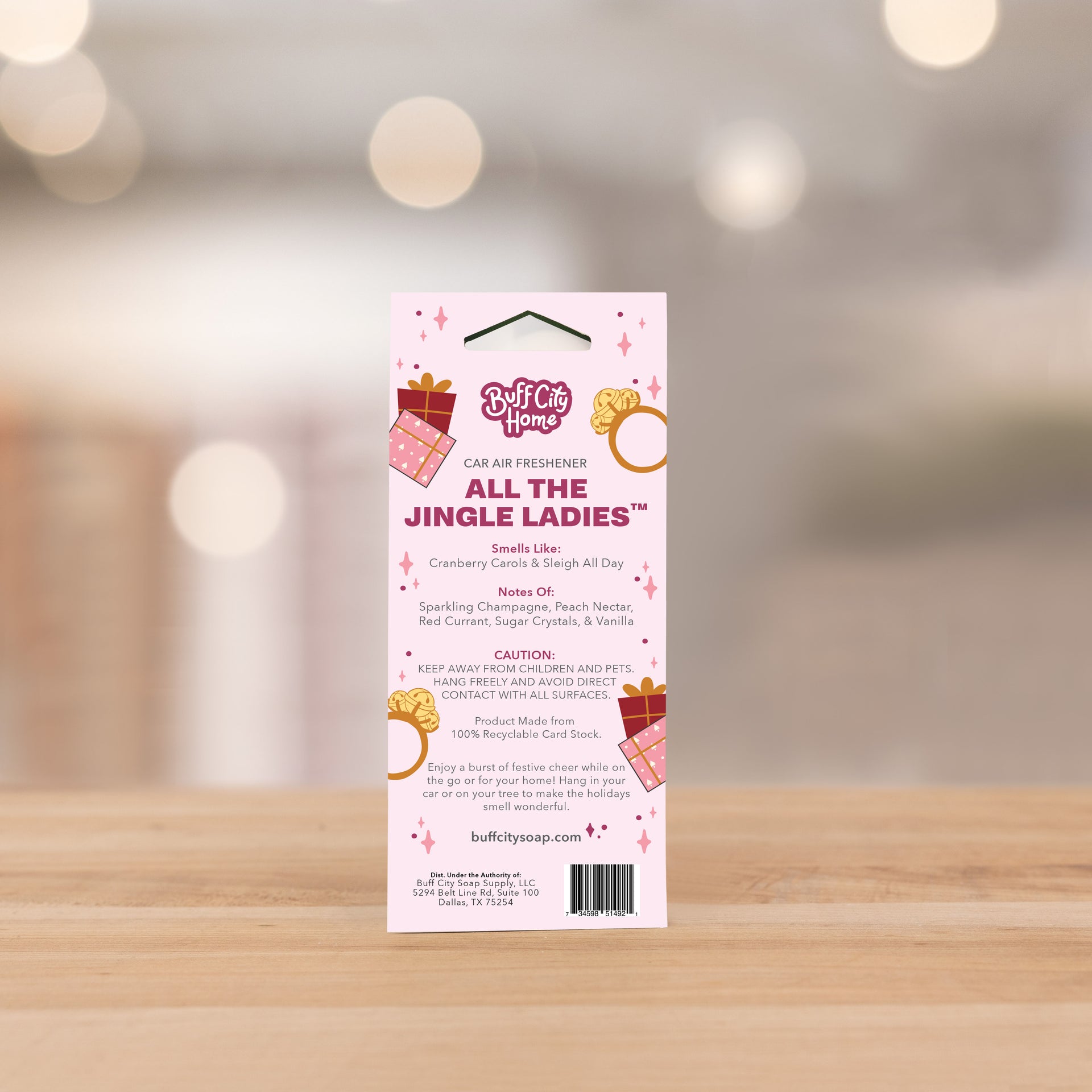 All the Jingle Ladies Car Air Freshener by Buff City Soap Supply, LLC