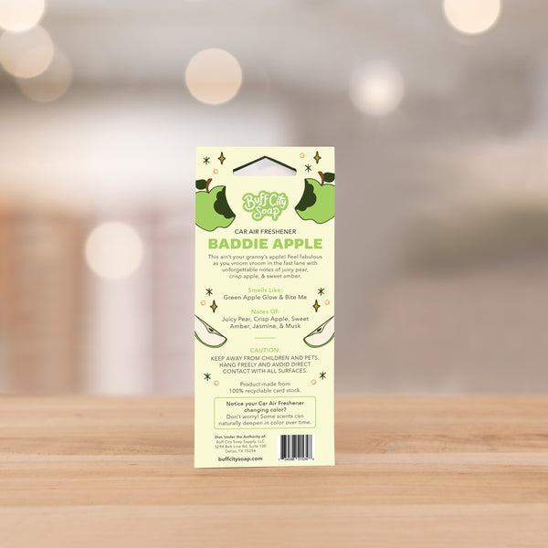 Baddie Apple 2-Pack Car Air Freshener