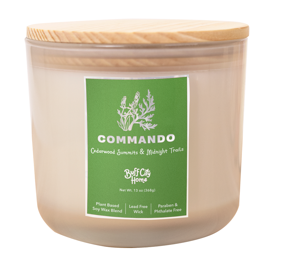 Command Candles Commando 2-Wick Candle – Buff City Soap