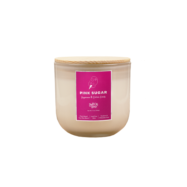 Pink Sugar 2-Wick Candle by Buff City Soap Supply, LLC