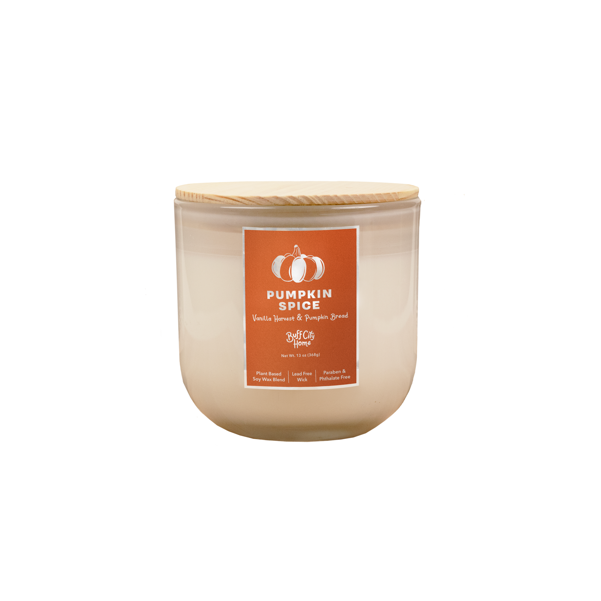 Pumpkin Spice 2-Wick Candle by Buff City Soap Supply, LLC