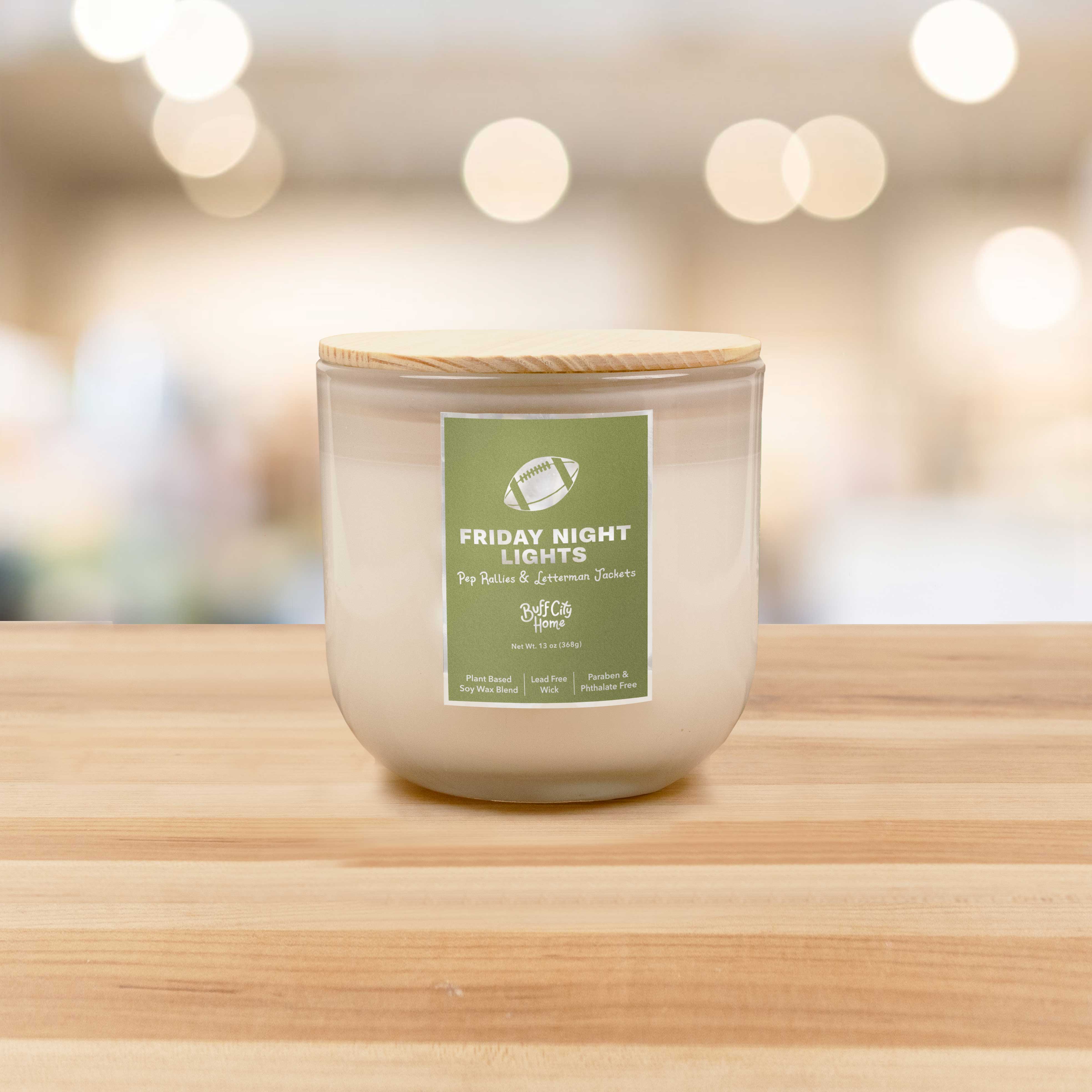 Friday Night Lights 2-Wick Candle by Buff City Soap Supply, LLC