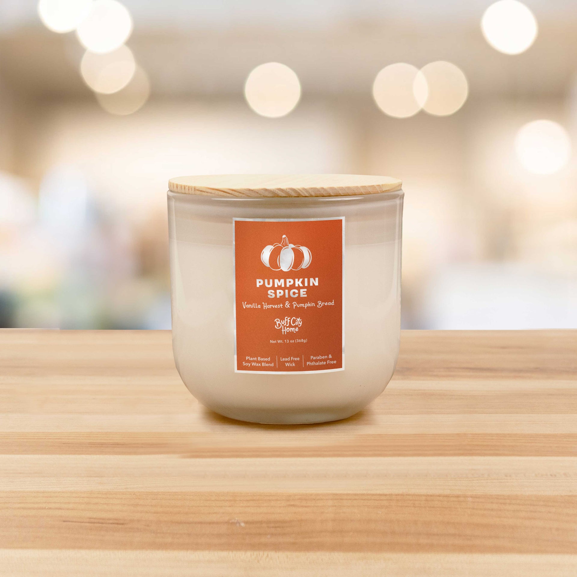 Pumpkin Spice 2-Wick Candle by Buff City Soap Supply, LLC