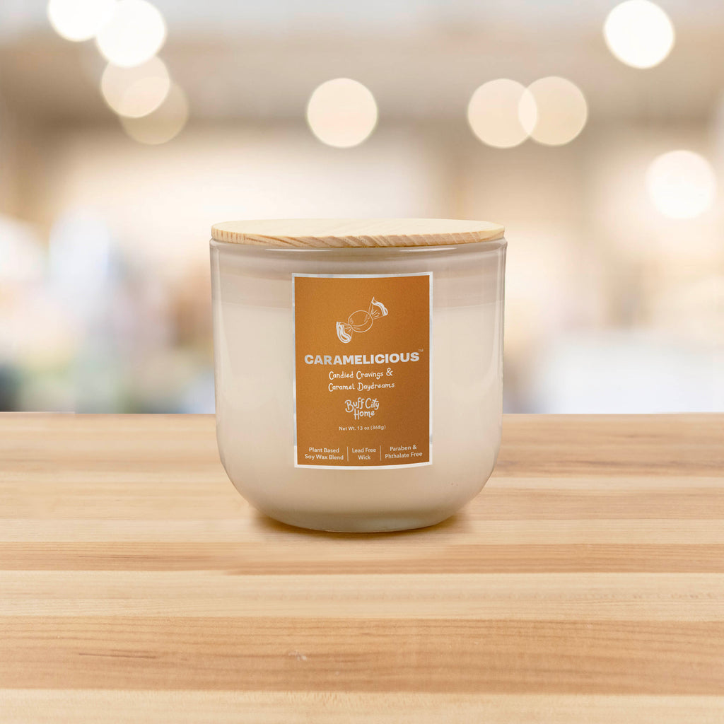 Caramelicious 2-Wick Candle by Buff City Soap Supply, LLC