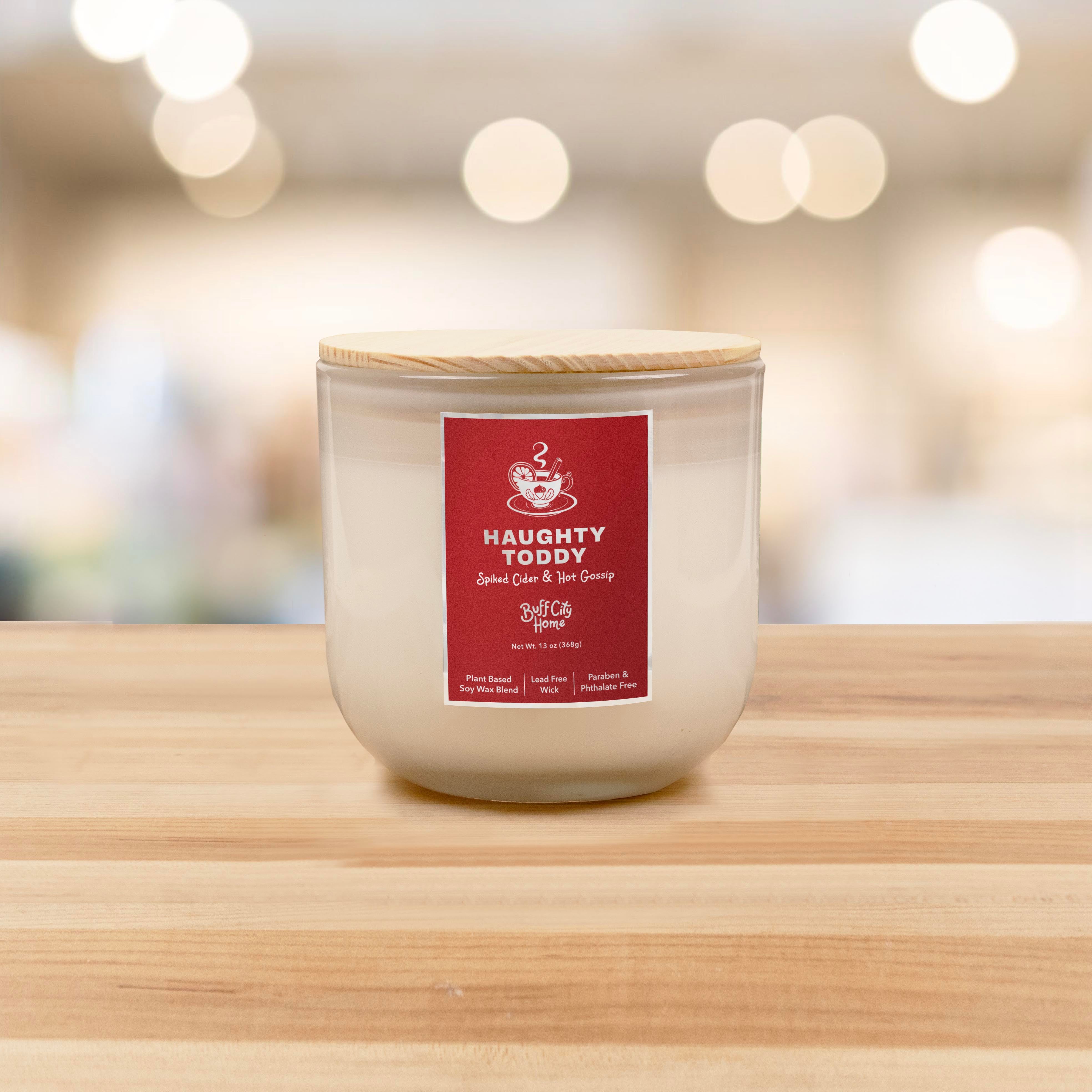 Haughty Toddy 2-Wick Candle by Buff City Soap Supply, LLC