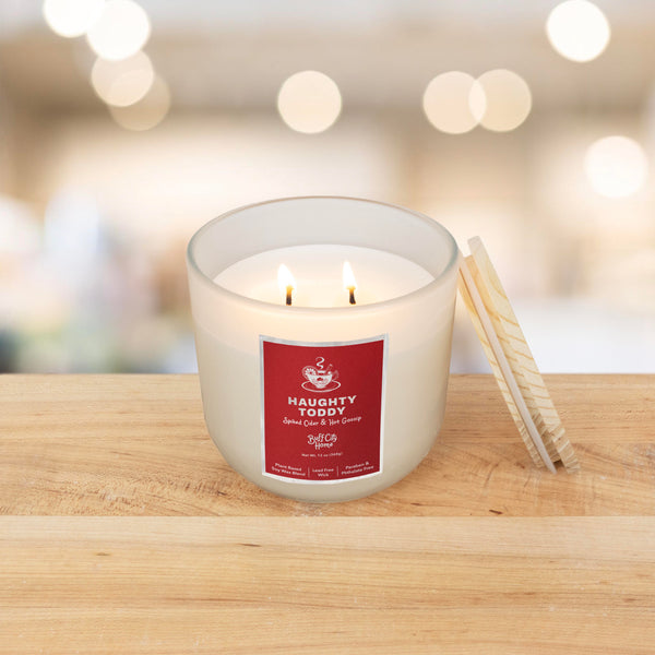 Haughty Toddy 2-Wick Candle by Buff City Soap Supply, LLC