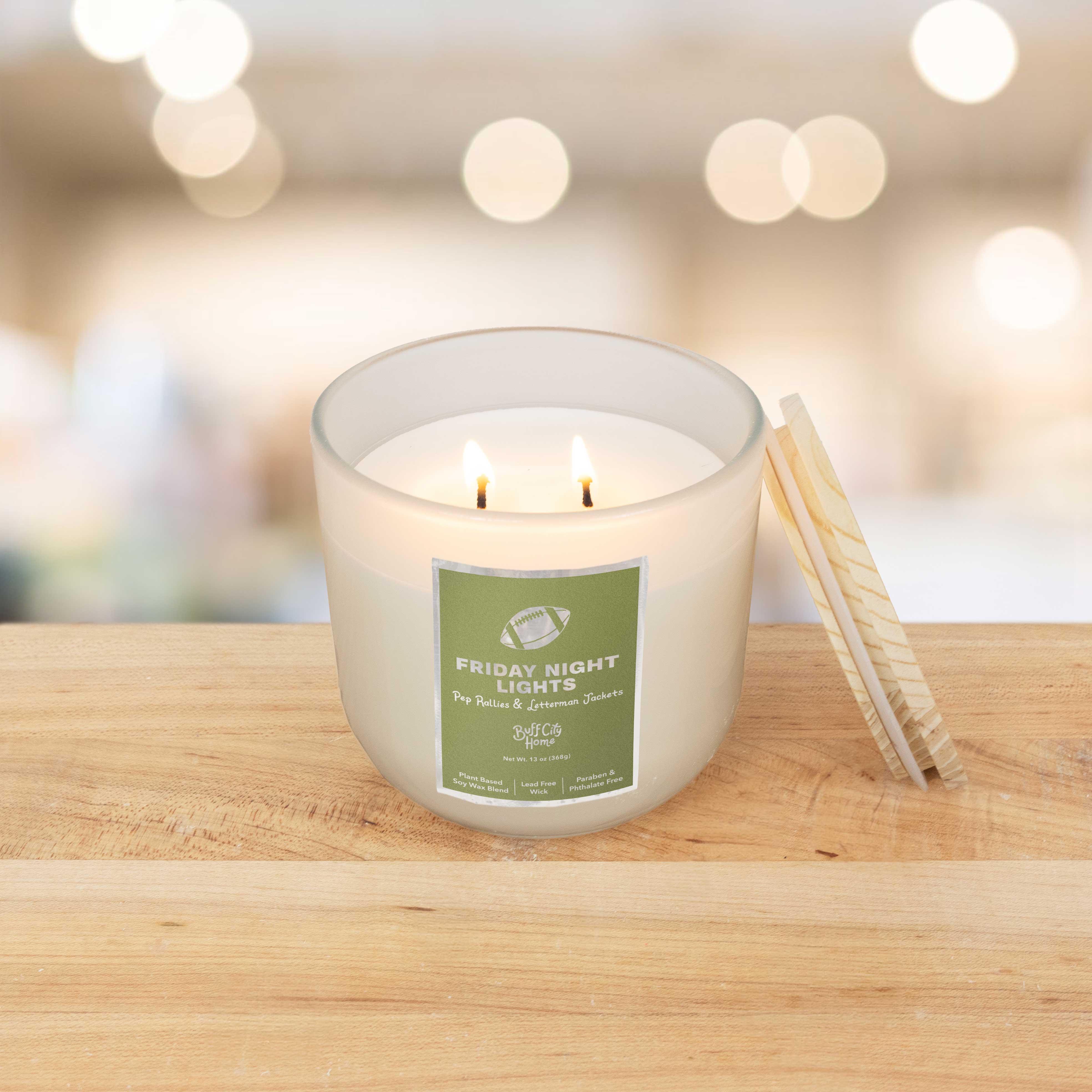 Friday Night Lights 2-Wick Candle by Buff City Soap Supply, LLC
