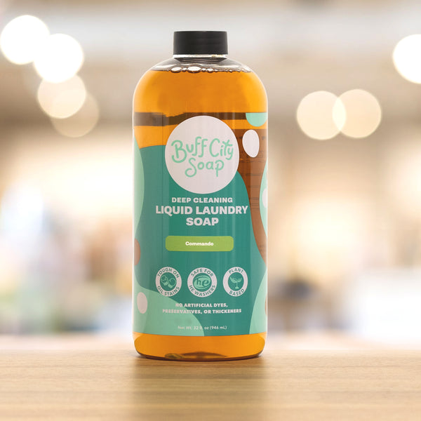 Commando Liquid Laundry Soap by Buff City Soap Supply, LLC