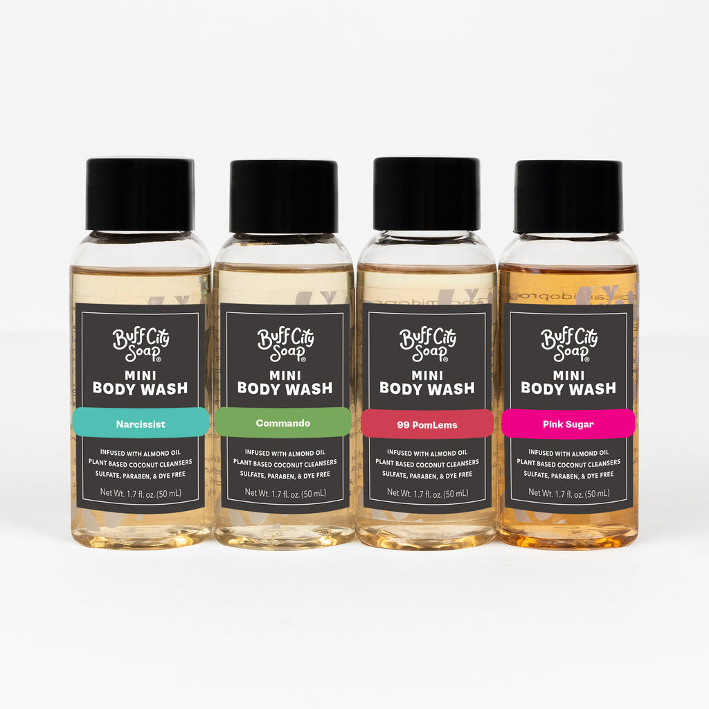 Mini Body Wash Set by Buff City Soap Supply, LLC