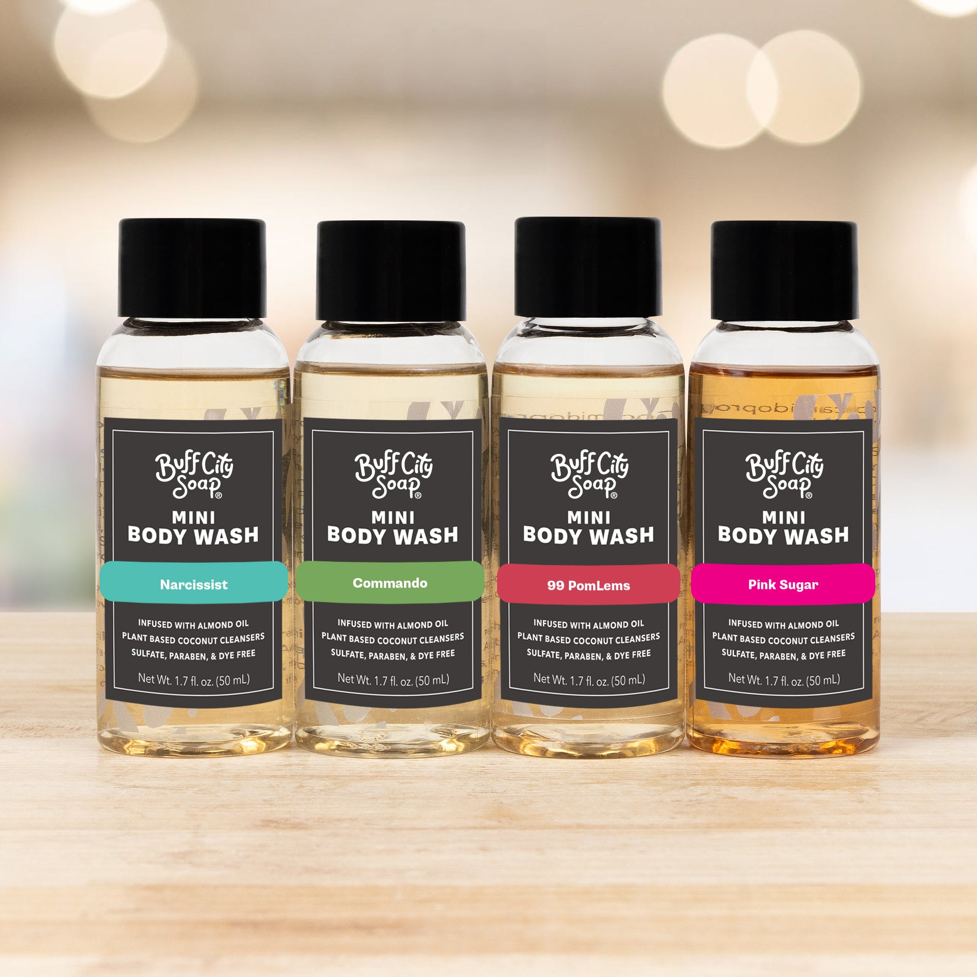 Mini Body Wash Set by Buff City Soap Supply, LLC