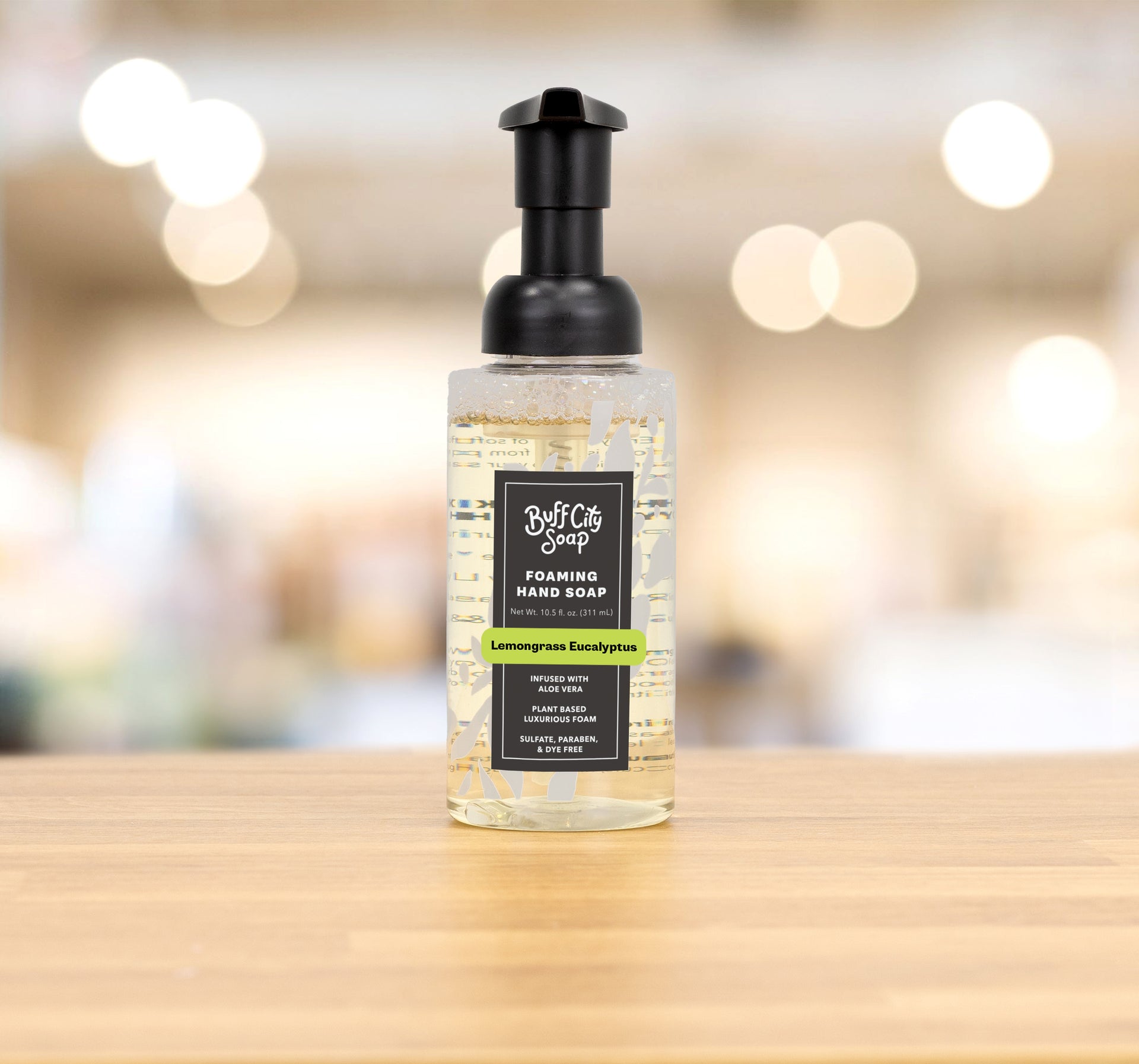 Lemongrass + Eucalyptus Foaming Hand Soap by Buff City Soap Supply, LLC