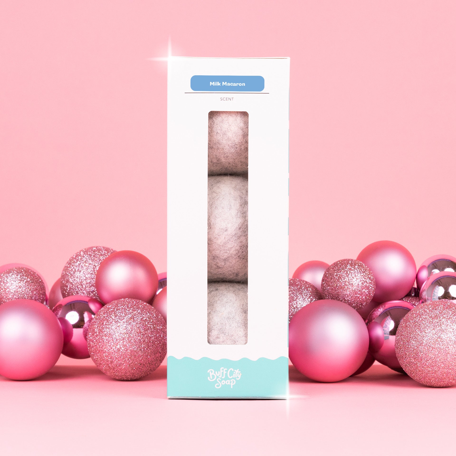 Milk Macaron Dryer Balls (Set of 3)