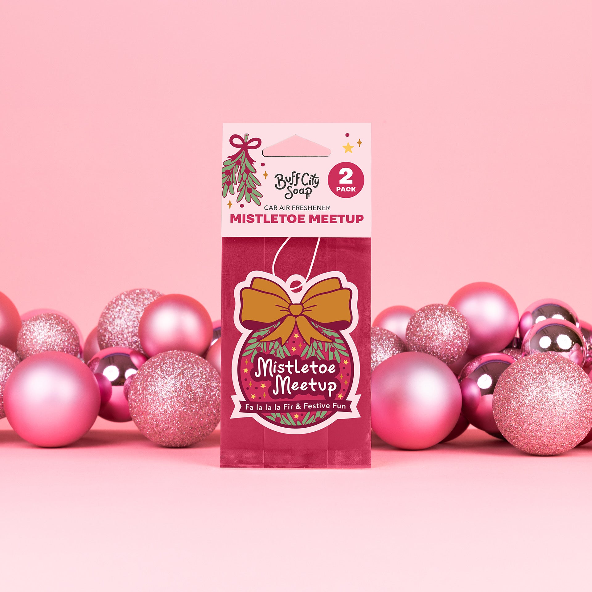Mistletoe Meetup Car 2-Pack Air Freshener