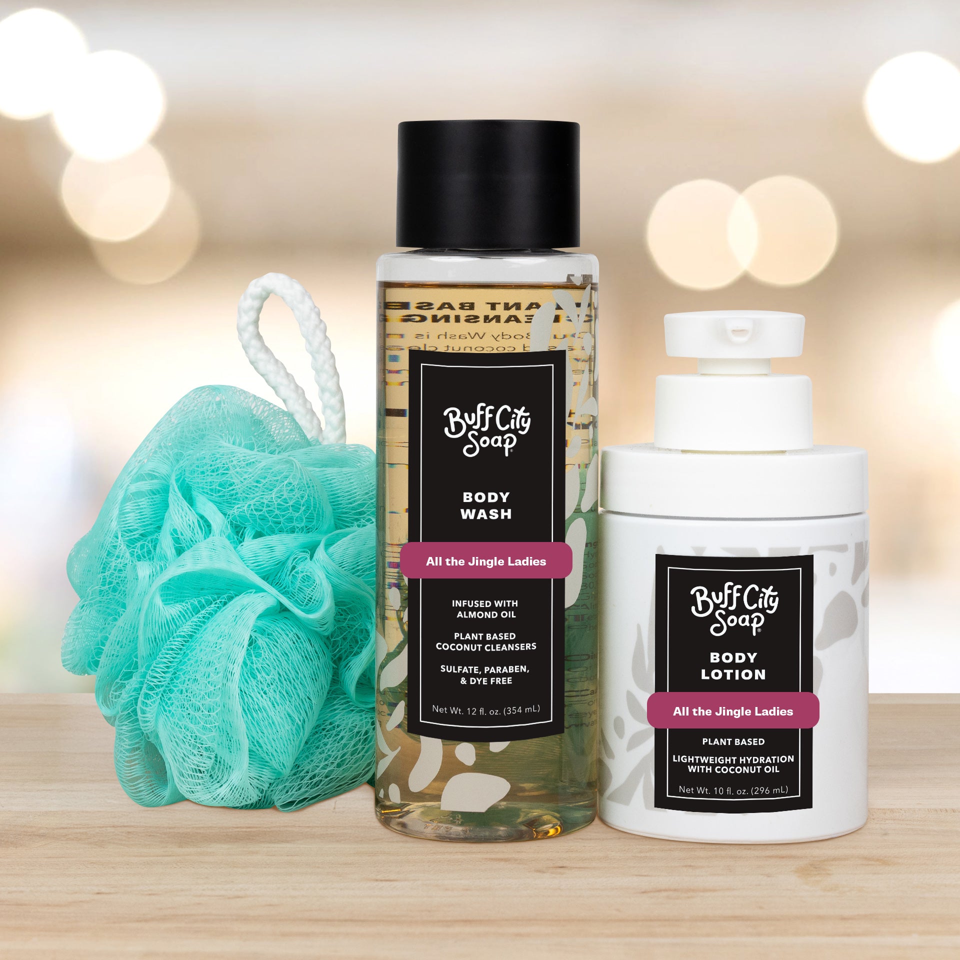 All The Jingle Ladies Shower Essentials Gift Set by Buff City Soap Supply, LLC