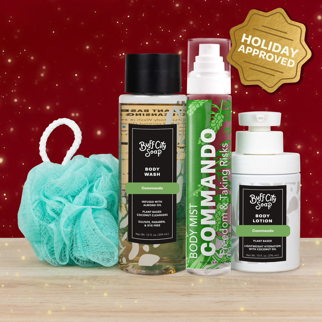 Commando Smell Wonderful Gift Set by Buff City Soap Supply, LLC