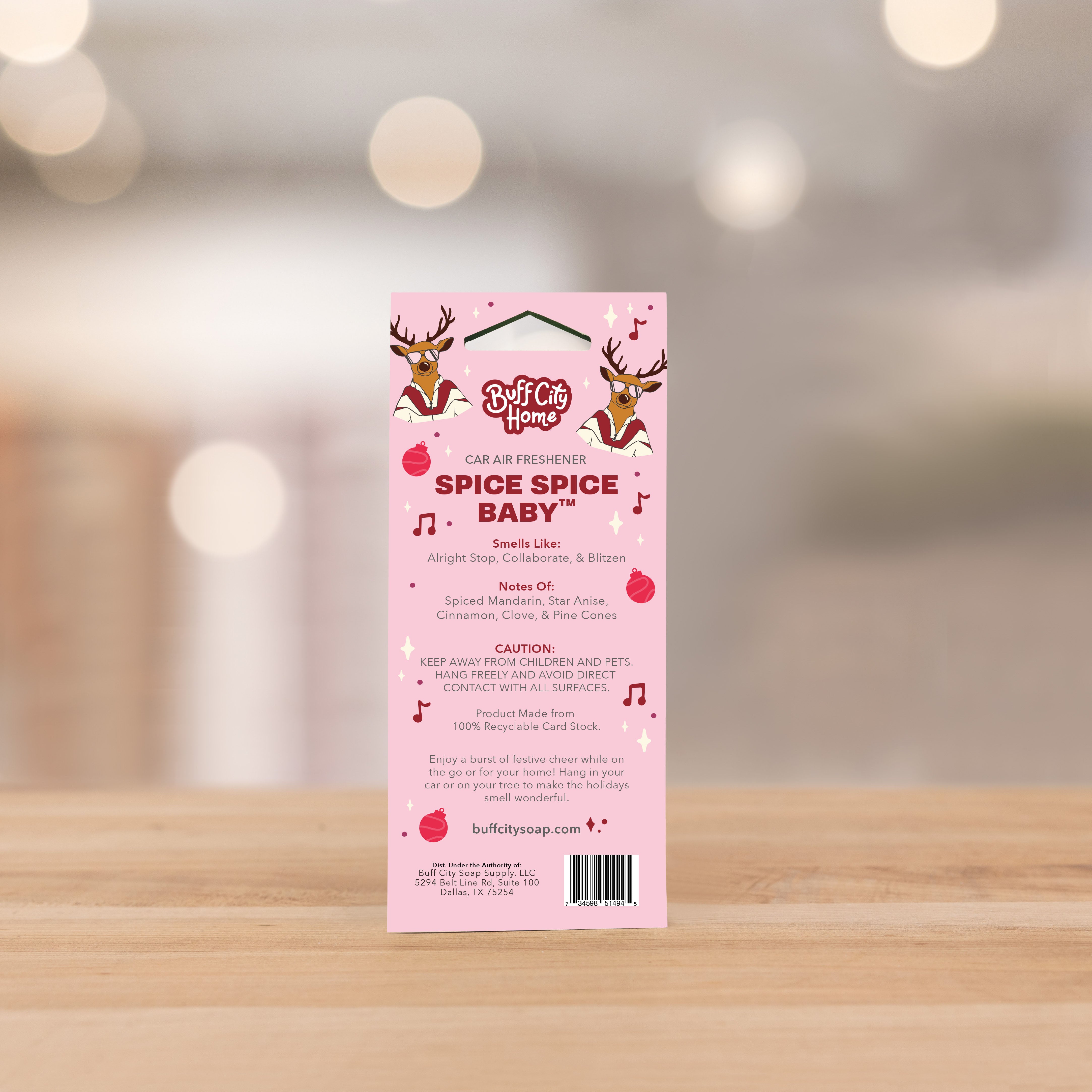 Spice Spice Baby Car Air Freshener by Buff City Soap Supply, LLC