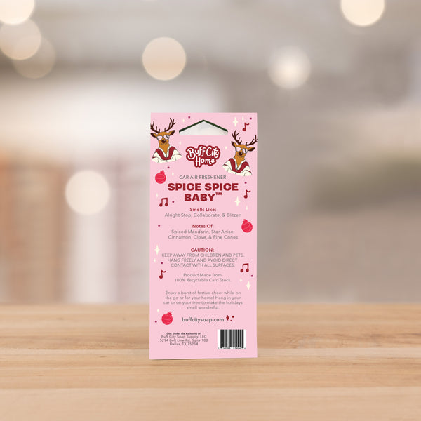 Spice Spice Baby Car Air Freshener by Buff City Soap Supply, LLC