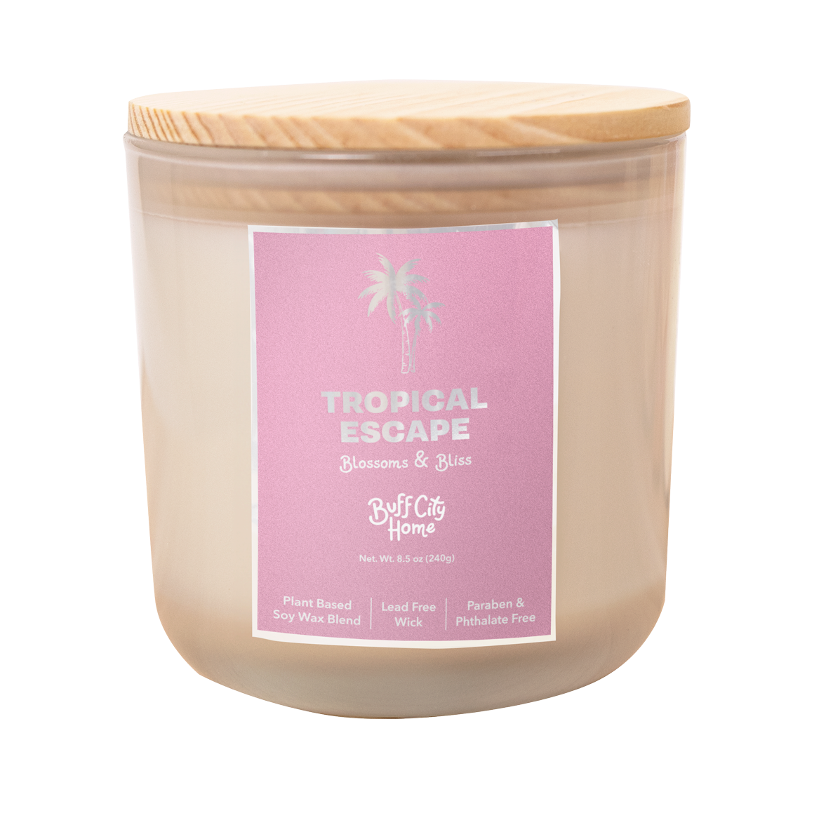 Tropical Escape Single Wick Candle by Buff City Soap Supply, LLC