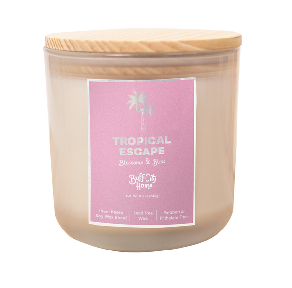 Tropical Escape Single Wick Candle by Buff City Soap Supply, LLC