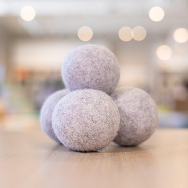 Fresh Cotton Wool Dryer Balls (Set of 3) by Buff City Soap Supply, LLC