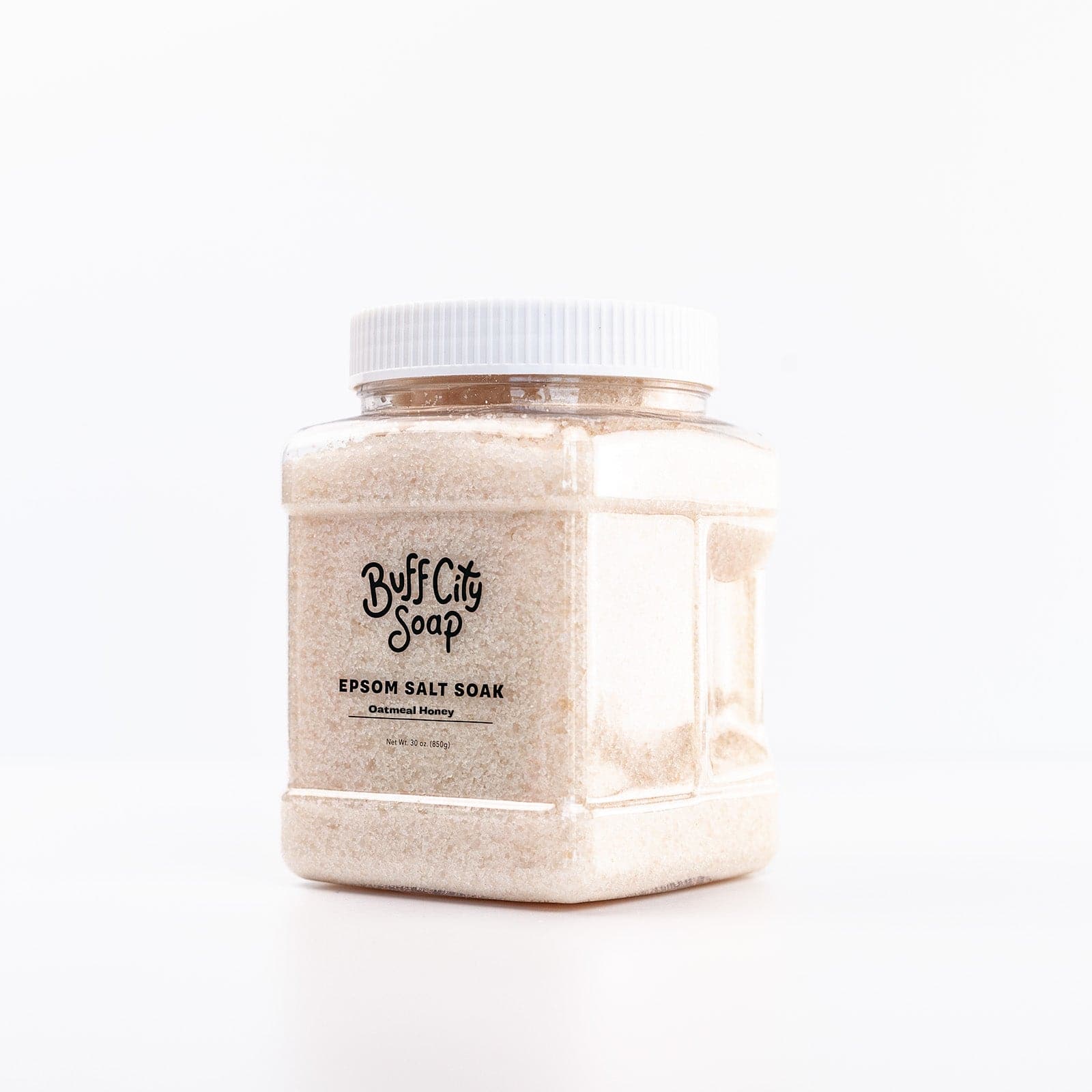 Angled view of Oatmeal Honey Epsom Salt Soak